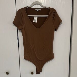Brown Bodysuit